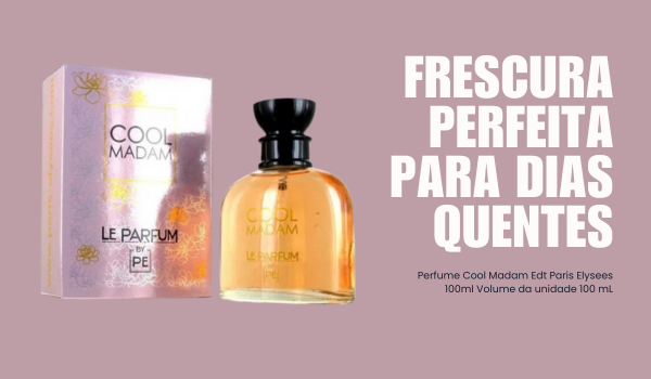 Perfume Cool Madam Edt Paris Elysees 100ml
